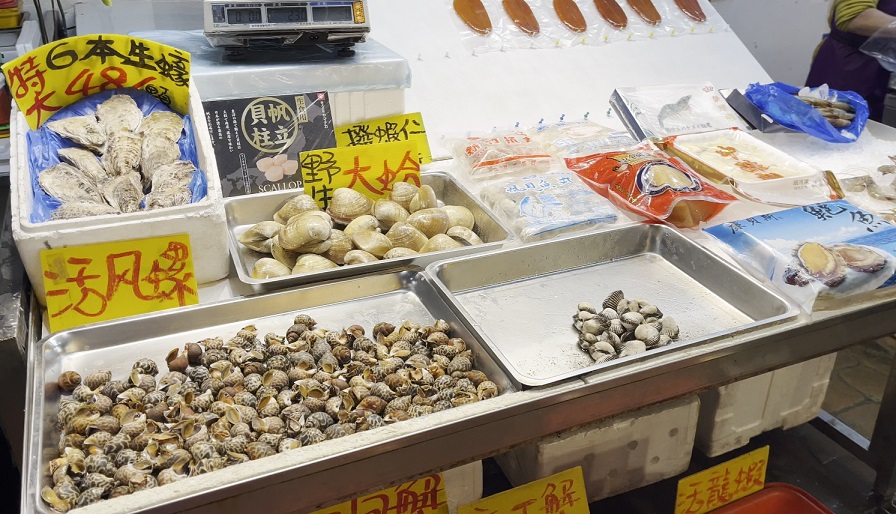 海鮮攤位